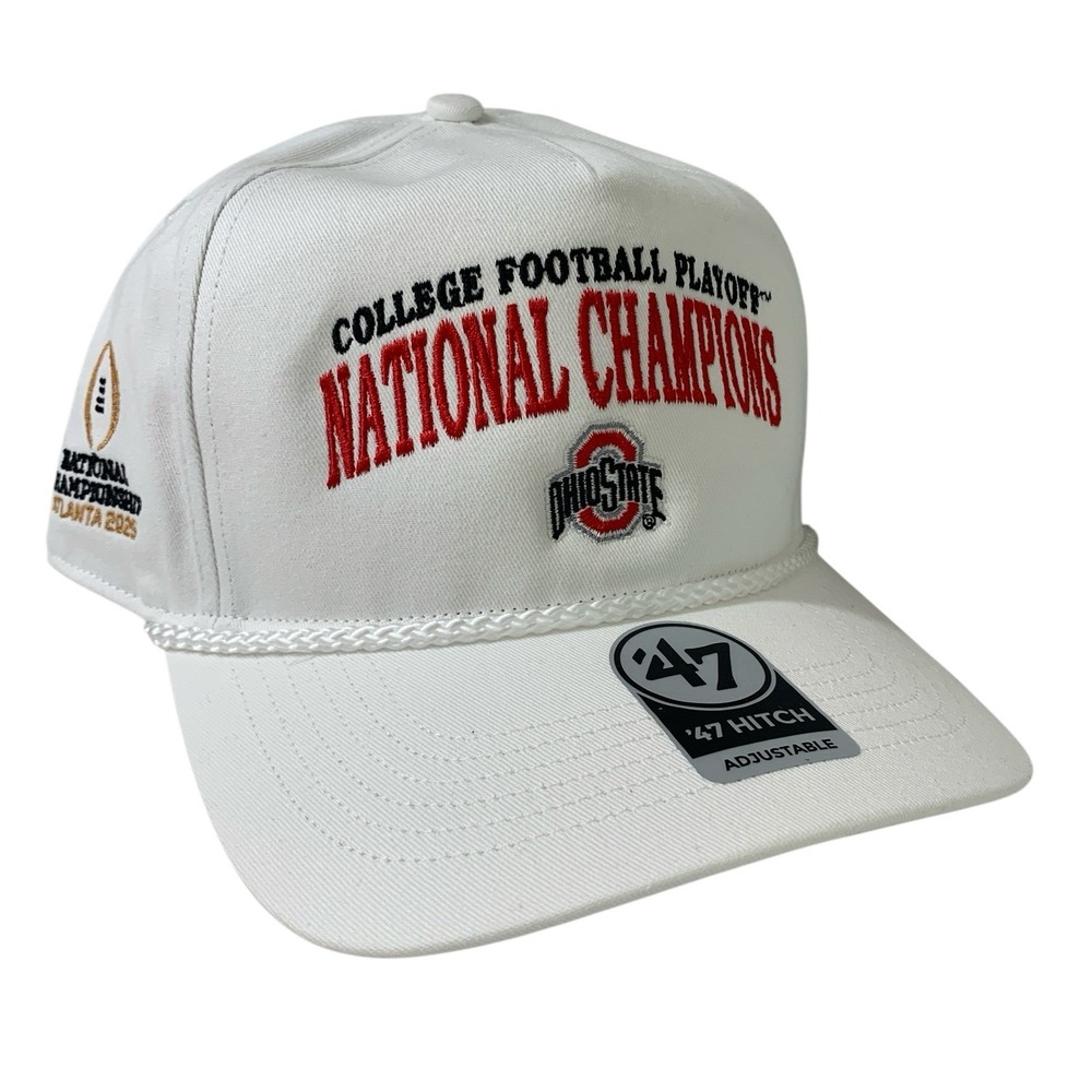 Ohio State Buckeyes '47 Brand National Champs Hitch Adjustable Snapback Rope Hat